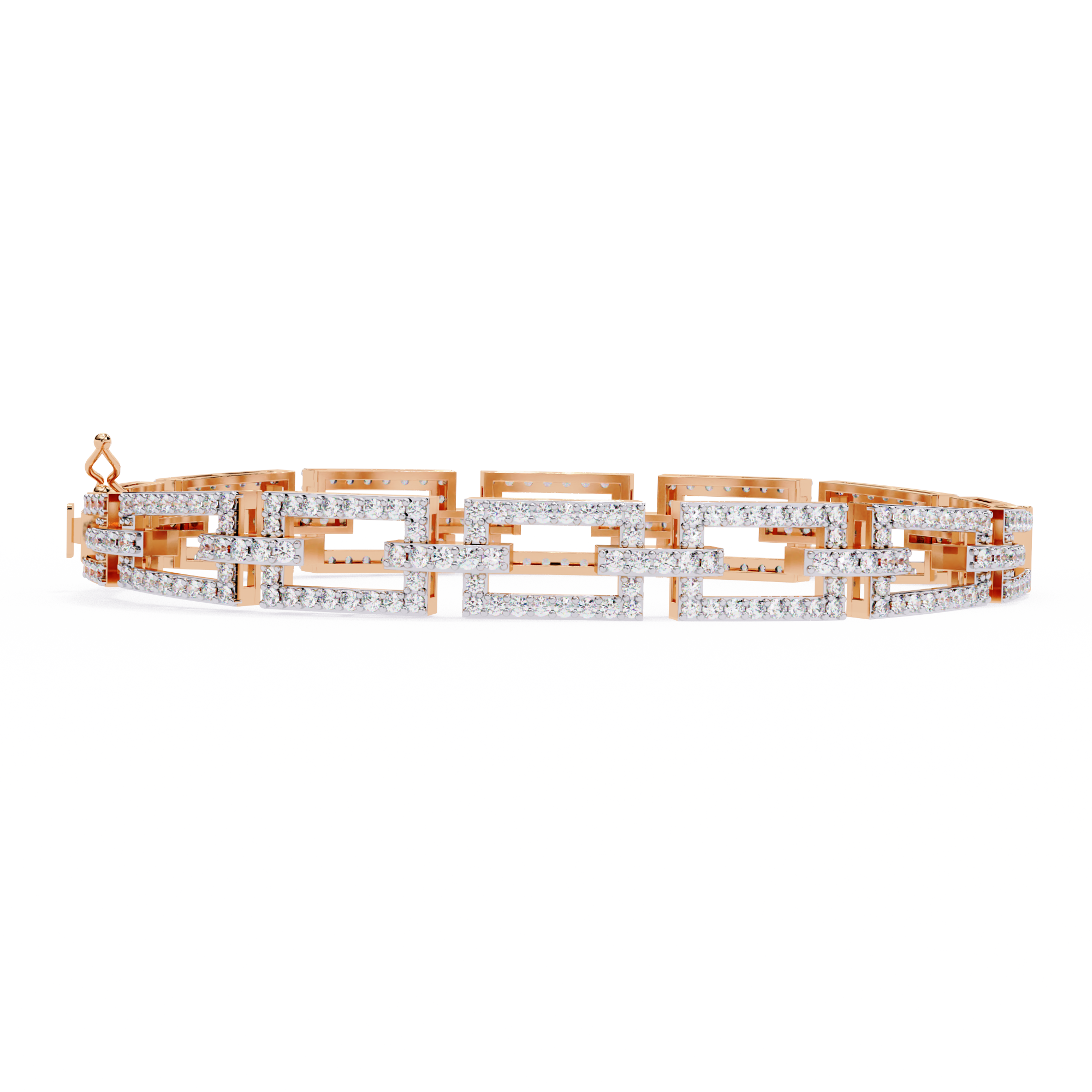 Solitairekart 2.31ct Grand Natural Diamond Tennis Bracelet-HI Color, VS-SI Clarity